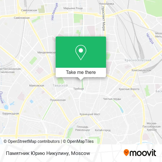 Памятник Юрию Никулину map