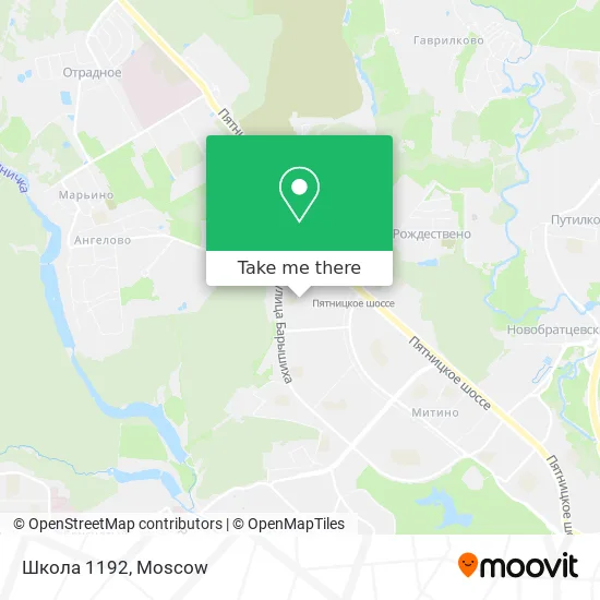 Школа 1192 map