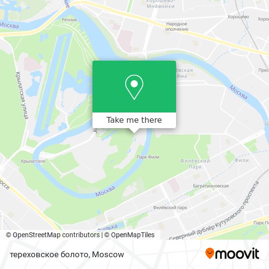 тереховское болото map