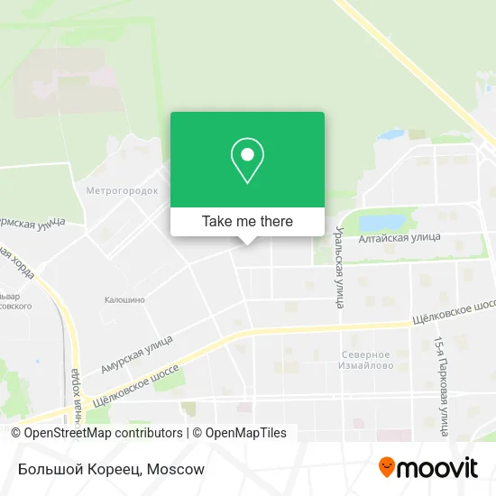 Большой Кореец map