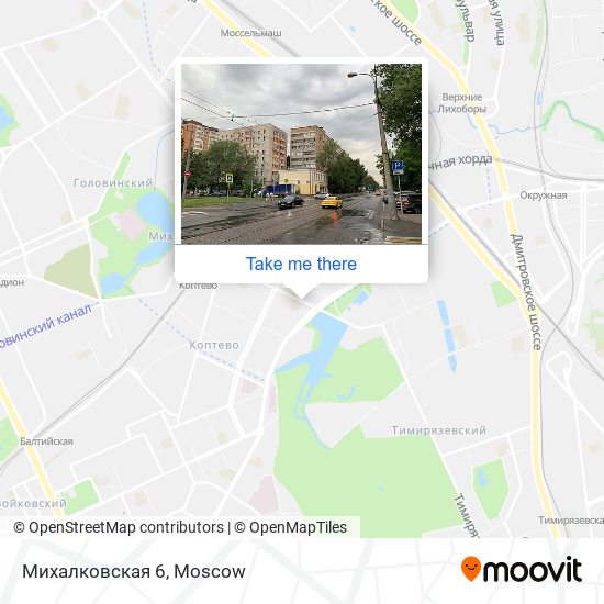 Михалковская 6 map