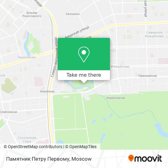 Памятник Петру Первому map