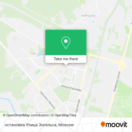 остановка Улица Энгельса map