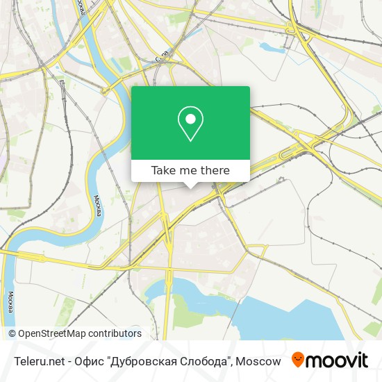 Teleru.net - Офис "Дубровская Слобода" map