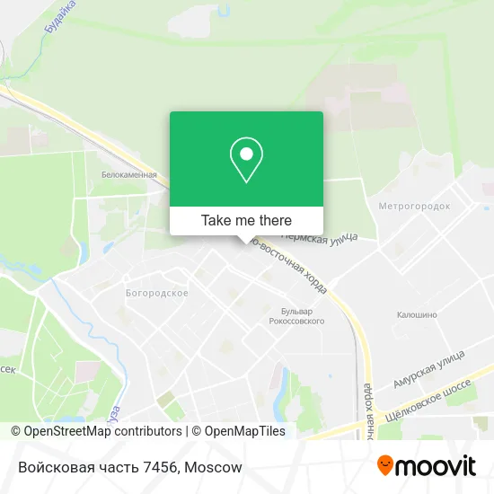 Войсковая часть 7456 map