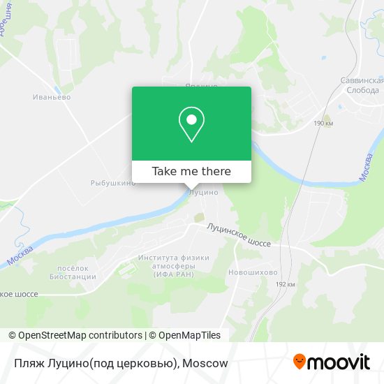 Пляж Луцино(под церковью) map