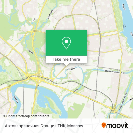 Автозаправочная Станция ТНК map