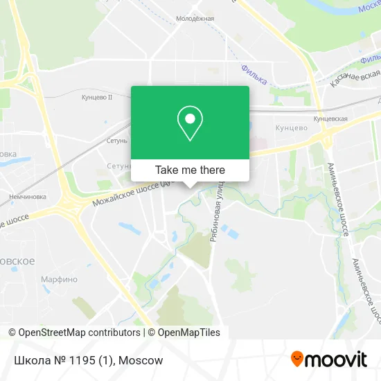 Школа № 1195 map
