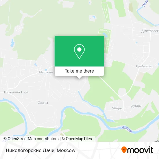 Никологорские Дачи map