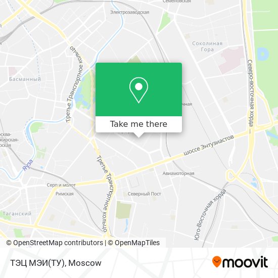 ТЭЦ МЭИ(ТУ) map