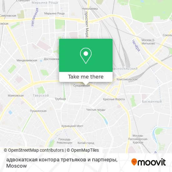 адвокатская контора третьяков и партнеры map