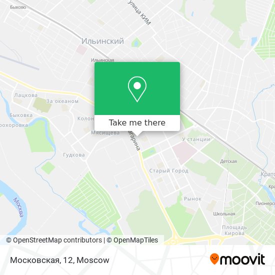 Московская, 12 map