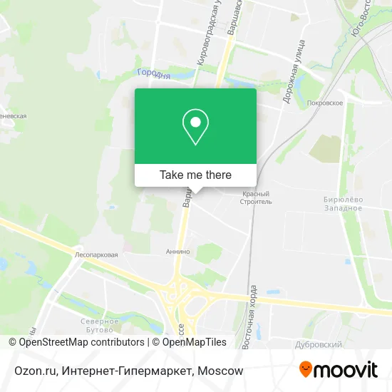 Ozon.ru, Интернет-Гипермаркет map