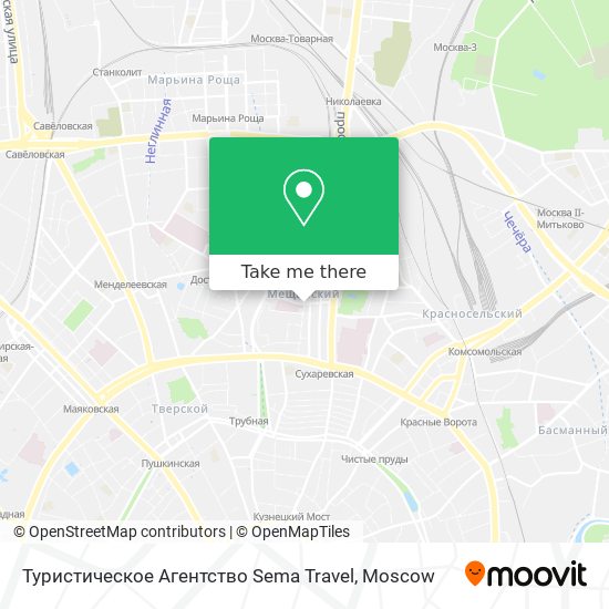 Туристическое Агентство Sema Travel map