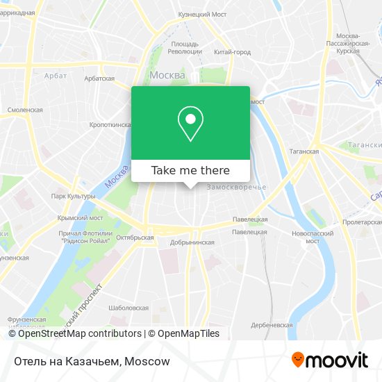 Отель на Казачьем map