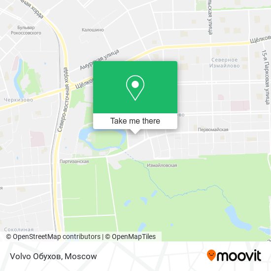 Volvo Обухов map