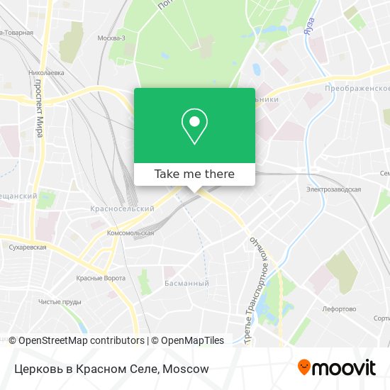 Церковь в Красном Селе map