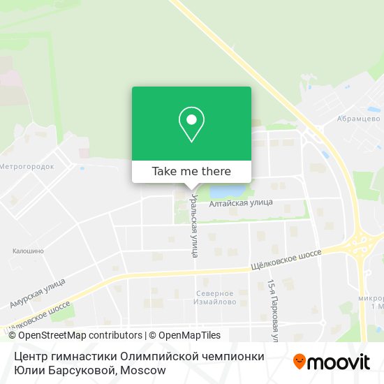 Центр гимнастики Олимпийской чемпионки Юлии Барсуковой map