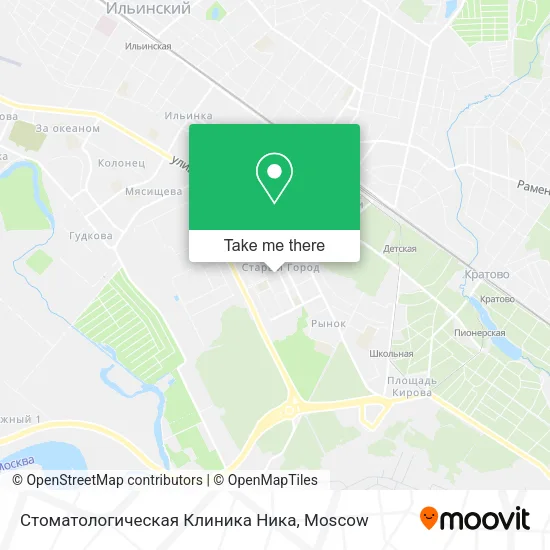 Стоматологическая Клиника Ника map