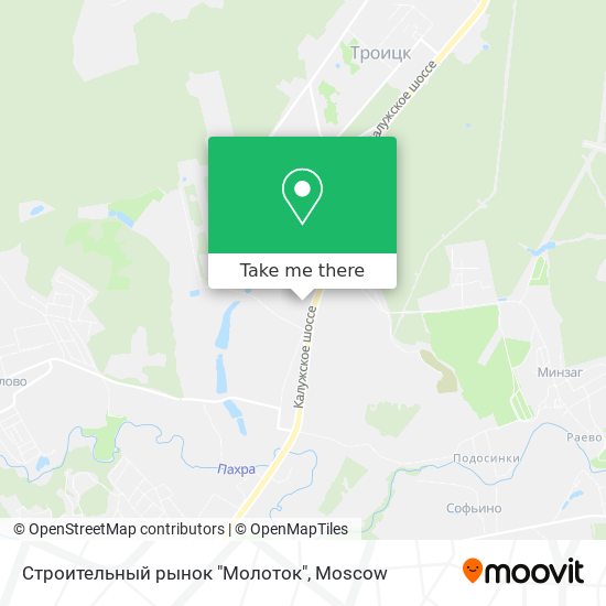 Строительный рынок "Молоток" map