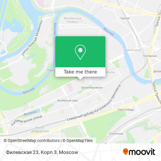 Филевская 23, Корп 3 map