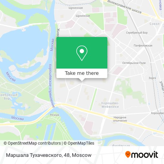 Маршала Тухачевского, 48 map