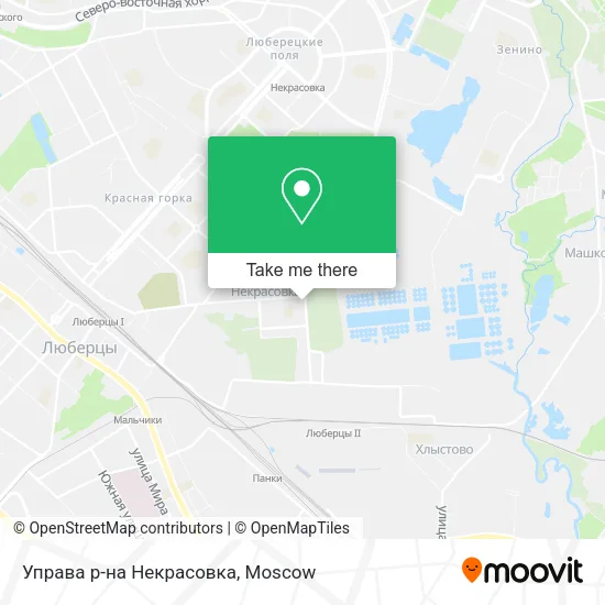 Управа р-на Некрасовка map