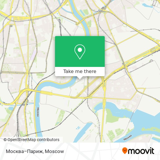 Москва–Париж map