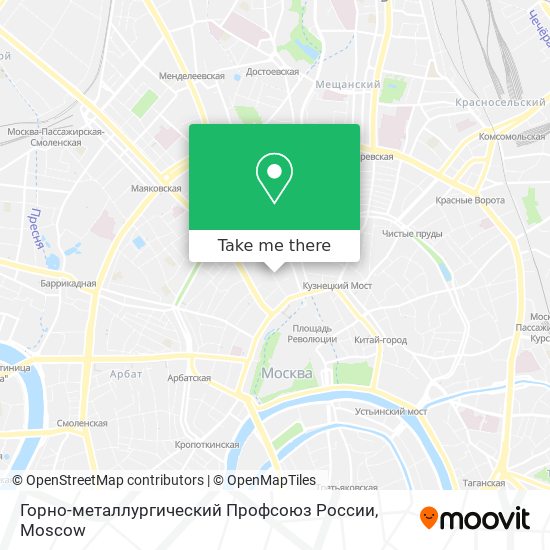 Горно-металлургический Профсоюз России map