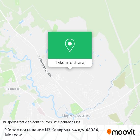 Жилое помещение N3 Казармы N4 в / ч 43034 map