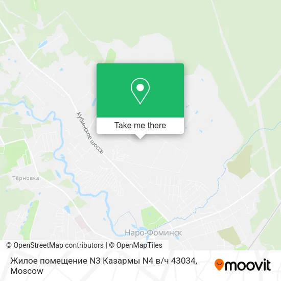 Жилое помещение N3 Казармы N4 в / ч 43034 map