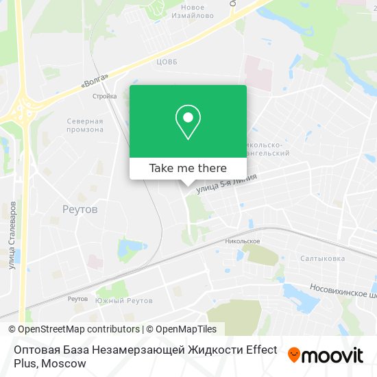 Оптовая База Незамерзающей Жидкости Effect Plus map