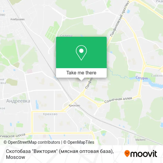 Скотобаза "Виктория" (мясная оптовая база) map