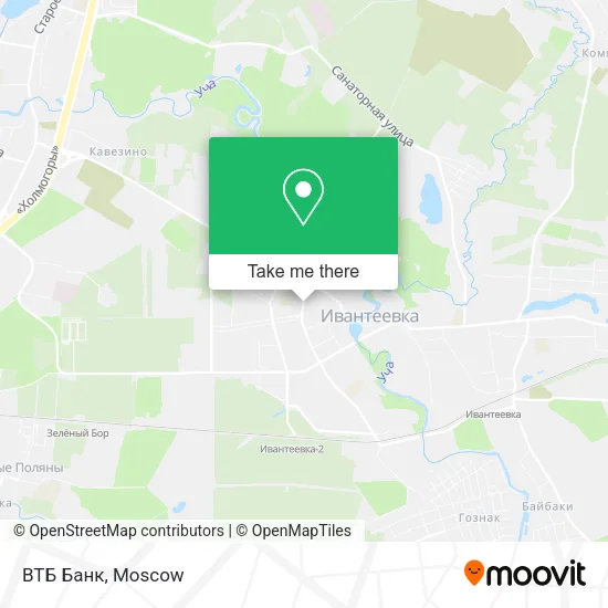 ВТБ Банк map