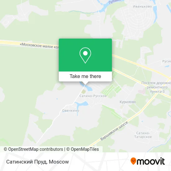 Сатинский Пруд map