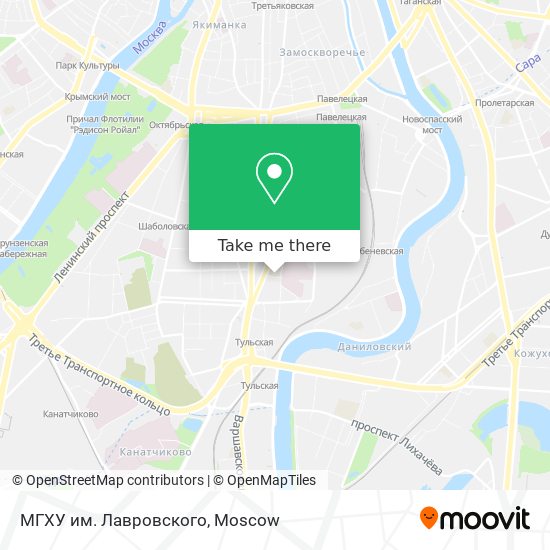 МГХУ им. Лавровского map