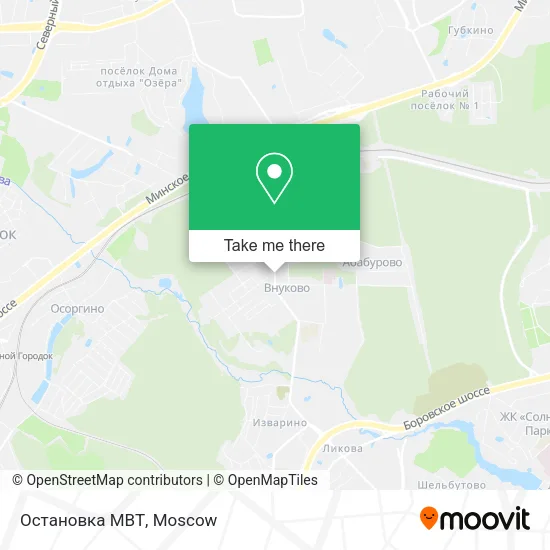 Остановка МВТ map