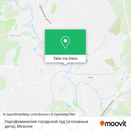 Нарофоминский городской суд (уголовные дела) map