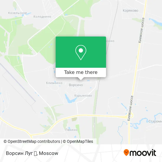 Ворсин Луг 🐺 map
