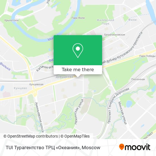 TUI Турагентство ТРЦ «Океания» map