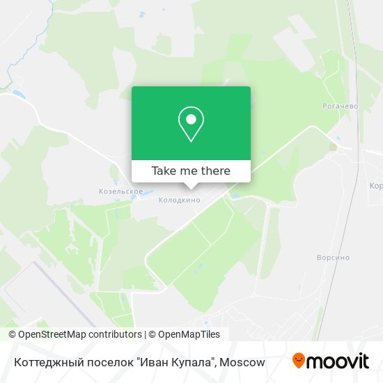 Коттеджный поселок "Иван Купала" map