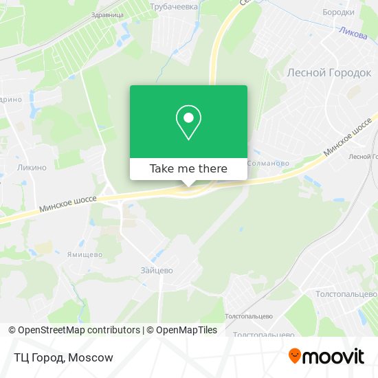 ТЦ Город map