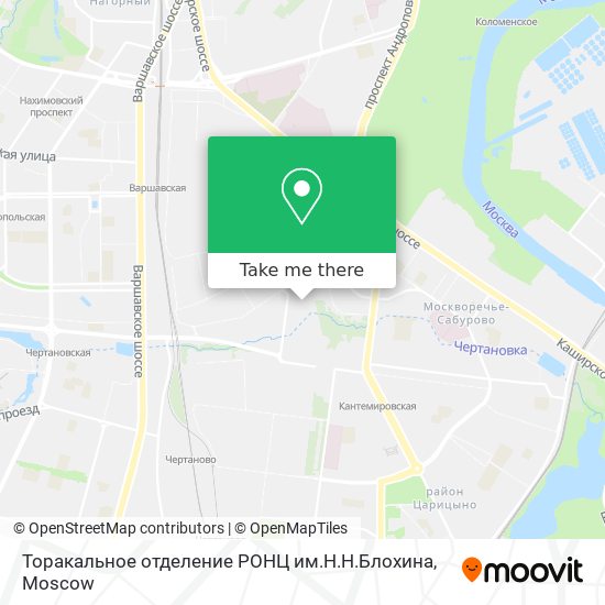 Торакальное отделение РОНЦ им.Н.Н.Блохина map