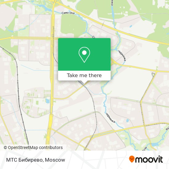 МТС Бибирево map