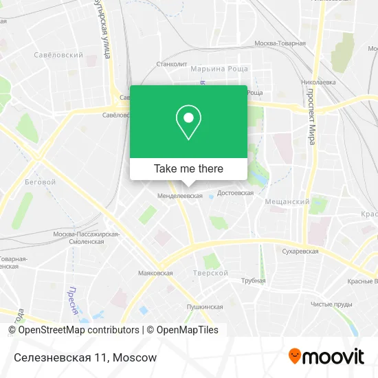 Селезневская 11 map