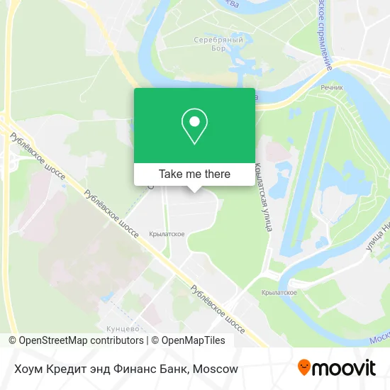Хоум Кредит энд Финанс Банк map