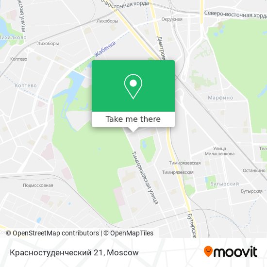 Красностуденческий 21 map