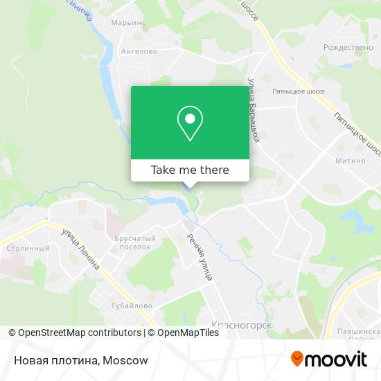Новая плотина map