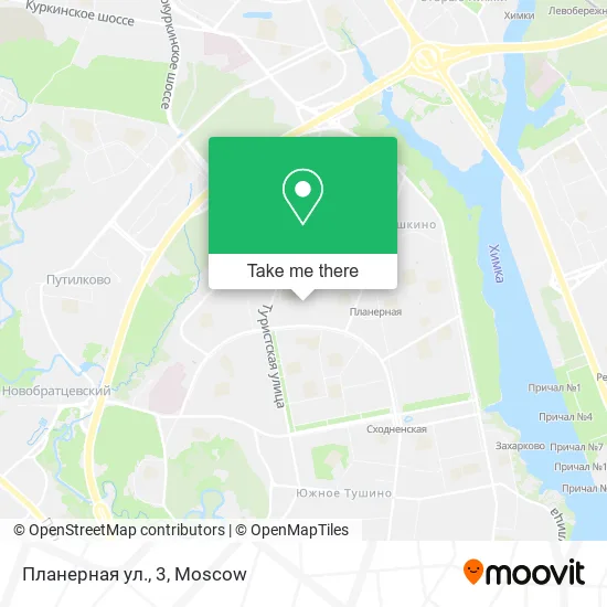 Планерная ул., 3 map