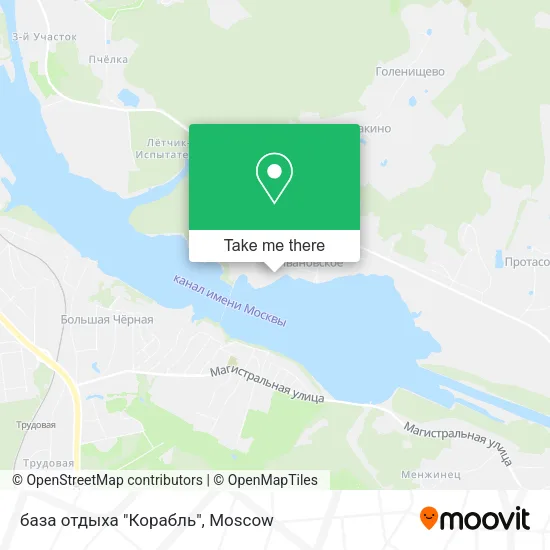 база отдыха "Корабль" map